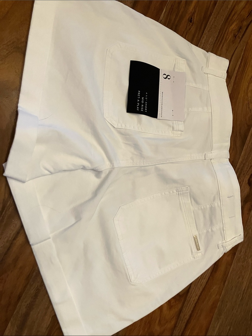 White House Black Market White Denim Jean Shorts